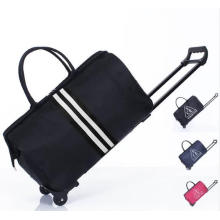 V260 Fashion Brand Design Foldable Waterproof Duffel Travel Trolley Bag Luggage for Men and Women